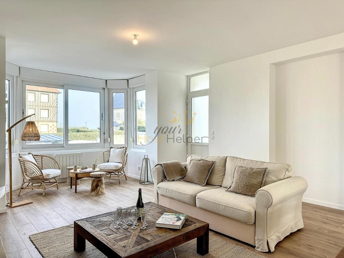 Les Embruns Blonville Vue Mer Extérieur photo